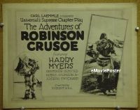 C084 ADVENTURES OF ROBINSON CRUSOE title lobby card '54