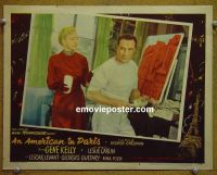 #1426 AMERICAN IN PARIS lobby card #6 '51 Gene Kelly