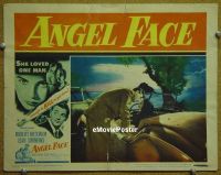 #066 ANGEL FACE LC #7 '53 Mitchum, Simmons 