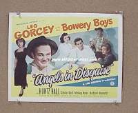 C097 ANGELS IN DISGUISE title lobby card 49 Bowery Boys