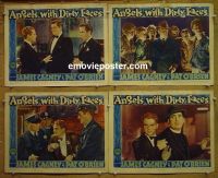 #1162 ANGELS WITH DIRTY FACES 4 lobby cards R40s Cagney
