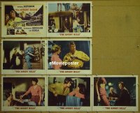 #588 ANGRY HILLS 7 LCs '59 Robert Mitchum 