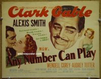 #7135 ANY NUMBER CAN PLAY TC '49 Clark Gable 