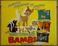 #9062 BAMBI Title Lobby Card R66 Walt Disney classic
