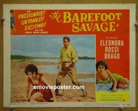 #1459 BAREFOOT SAVAGE lobby card #4 '54 Rossi Drago