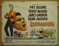 #9070 BERNARDINE Title Lobby Card '57 Pat Boone, Terry Moore