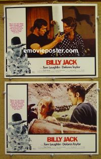 #1252 BILLY JACK 2 lobby cards '71 Tom Laughlin, Taylor