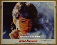 #1495 BLADE RUNNER lobby card #1 '82 Sean Young smoking
