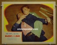 #1501 BLOOD ON THE SUN lobby card '45 James Cagney
