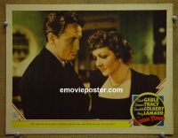 #1508 BOOM TOWN lobby card '40 Spencer Tracy, Colbert