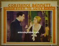 #1511 BORN TO LOVE lobby card '31 Constance Bennett