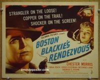 #9084 BOSTON BLACKIE'S RENDEZVOUS Title Lobby Card '45