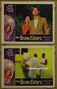 #5883 BRAIN EATERS 2 LCs '58 AIP Nelson 