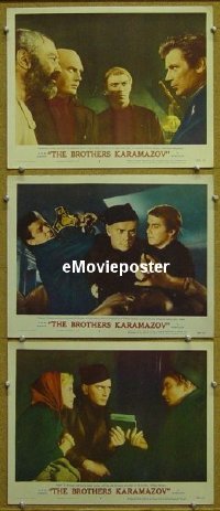 #460 BROTHERS KARAMAZOV 3 LCs '58 Shatner! 