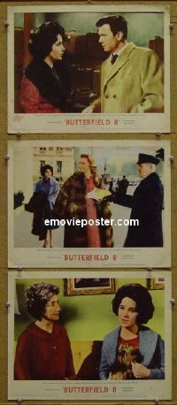 #5988 BUTTERFIELD 8 3 LCs 60 Elizabeth Taylor 