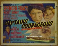 #9094 CAPTAINS COURAGEOUS Title Lobby Card R46 Tracy