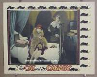 #1555 CAT & THE CANARY  lobby card '39 great scene!