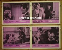 #1169 CHILDREN'S HOUR 4 lobby cards '62 Audrey Hepburn
