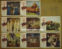 #1028 CLIPPED WINGS 8 lobby cards '53 Bowery Boys