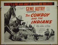 #7418 COWBOY & THE INDIANS TC R54 Gene Autry 