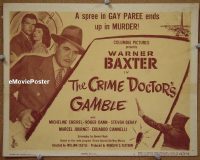 #108 CRIME DOCTOR'S GAMBLE TC '47 Baxter 