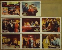#5775 CROOKED WEB 8 LCs55 bad girl film noir! 