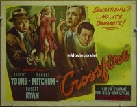 #001 CROSSFIRE TC '47 Young, Mitchum 