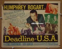 #117 DEADLINE-USA TC '52 Bogart 