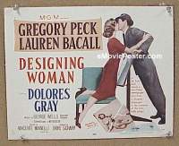 #085 DESIGNING WOMAN TC '57 Peck, Bacall 