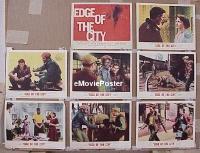#523 EDGE OF THE CITY 8 LCs '57 Cassavetes