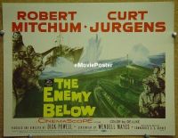 #500 ENEMY BELOW TC '58 Robert Mitchum 