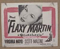 C240 FLAXY MARTIN title lobby card '49 Virginia Mayo