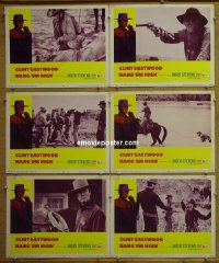 #5204 HANG 'EM HIGH 6 LCs '68 Clint Eastwood 