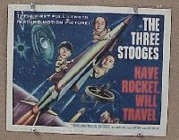 #9178 HAVE ROCKET WILL TRAVEL Title Lobby Card '59 3 Stooges