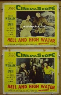 #5915 HELL & HIGH WATER 2 LCs '54 Sam Fuller 