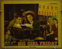 #7811 HIS GIRL FRIDAY LC '39 Grant, Russell 
