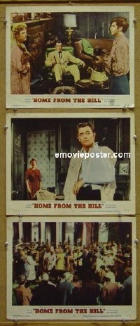 #4246 HOME FROM THE HILL 3 LCs '60 Mitchum 