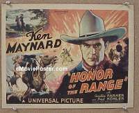 #149 HONOR OF THE RANGE TC '34 Ken Maynard 
