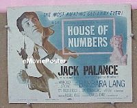#088 HOUSE OF NUMBERS TC '57 Jack Palance 