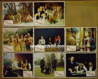 #1052 HUSBANDS 8 lobby cards '70 Gazzara, Cassavetes