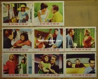 #5829 KLUTE 8 LCs '71 Jane Fonda, Sutherland 