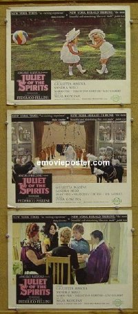 #5132 JULIET OF THE SPIRITS 3 LCs '65 Fellini 
