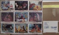 #273 LADY & THE TRAMP 9 LCs R80 Walt Disney 