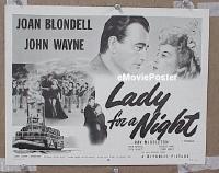 #026 LADY FOR A NIGHT TC R50 John Wayne 