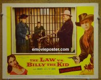 #1945 LAW VS BILLY THE KID lobby card '54 Alan Hale