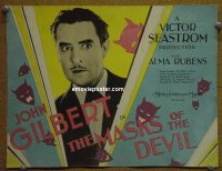 #5646 MASKS OF THE DEVIL LC '28 John Gilbert 