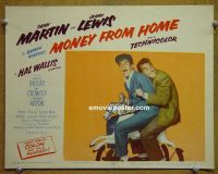 #2056 MONEY FROM HOME lobby card #1 '54 Martin, Lewis