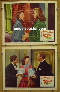 #1310 MOTHER IS A FRESHMAN 2 lobby cards '49 Young