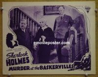 #2072 MURDER AT THE BASKERVILLES lobby card '41
