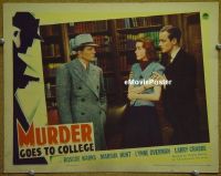 #215 MURDER GOES TO COLLEGE LC '37 cool art! 